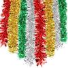 HOWAF 8 Pezzi Ghirlanda Albero di Natale, 14m Festoni Natalizi, Ghirlanda Natalizi Verde Rosso Argento Oro Festoni Albero di Natale Decorazioni Natalizie per Albero, Porta Scale Camino Casa Esterno