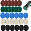 RAFIYU 30 pezzi di accessori per spazzola universale Bosch, spazzola elettrica per la pulizia con batteria Bosch Home/Garden 6033, spazzola di ricambio (5 stili di spazzola a pad)