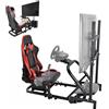 Marada Cockpit Marada Racing con supporto TV e sedile per Logitech G29 G920 G923 GPRO