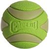 Chuckit! - Max Glow Ultra Squeaker Ball - Palla fosforescente per cani - Palla squeaker per cani - Si illumina al buio - Produce suoni divertenti - Rafforza il legame - Diametro di 6,5 cm
