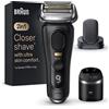 Braun Series 9 Pro+ 9590cc Wet & Dry Rasoio Trimmer Nero