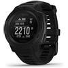 Garmin Instinct Tactical Black Sportwatch Ruged GPS con Funzioni Tattiche e Stealth, Schermo Alto Contrasto, Cardio al Polso, Profili Sport e Funzioni Smart, Nero