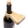 Cavatappi vino in bambù con elegante portabottiglie Konen personalizzate o neutre