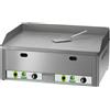 FIMAR Fry top a gas 1/2 liscio 1/2 rigato cromato da cm 65 x 48 Metano