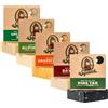 Dr. Squatch Tutte le saponette naturali per uomo, confezione da 5 barrette: salvia alpina, rum alloro, catrame di pino, pompelmo IPA, basilico menta