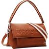 Desigual Half Logo 24 Ven, Accessories PU Across Body Bag Donna, Marrone, Taglia Unica