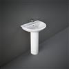 RAK Ceramics Lavabo 406 x 500 mm con colonna Karla RAK Ceramics KAWB00001