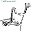 Paini Miscelatore vasca doccia duplex Paini serie Tubos 79CR105 cromato
