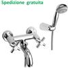 Rubitor Miscelatore vasca doccia duplex Rubitor serie Athos 7110 cromato