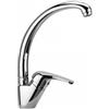 Miscelatore monocomando lavello canna girevole alta Prince cromato