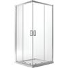 Jonathan Italia Box doccia 80x100 cm ad angolo due lati cristallo 6 mm trasparente Jonathan