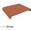 Cotto Furnò Coprimuro interno 34,5 cm in cotto trattato Cotto Furnò Rosato Natura Kwikdry retto