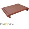 Cotto Furnò Coprimuro doppio toro interno 30,5 cm in cotto trattato Cotto Furnò Rosato Natura Kwikdry