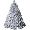 GTR Albero di natale innevato con rami a nido altezza 180 cm Klaus 590 rami