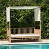 MIlani Home DUSK - divano letto da giardino in bamboo