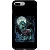 Halloween Scary Spooky Zombie Unicorn Custodia per iPhone 7 Plus/8 Plus Halloween Spaventoso Spettrale Zombie Unicorno