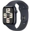 Apple Watch SE (2ª gen.) GPS 44 mm Smartwatch con cassa in alluminio Mezzanotte e Cinturino Sport Mezzanotte - S/M. Tracker per il fitness e il sonno, app Battito, Rilevamento incidenti