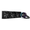 NZXT Kraken Elite 360 - Raffreddatore a liquido per CPU AIO - Radiatore da 360 mm - 3 ventole F120P - LCD IPS da 2,72" personalizzabile - Intel LGA 1700, 1200/115X, 1851 - AMD AM5, AM4 - Nero