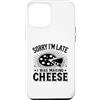 Cheesemaking Cheesemaker Gifts Custodia per iPhone 14 Plus Scusa, sono in ritardo, stavo facendo il caseificio di formaggio