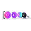 NZXT Kraken Elite 360 RGB - Raffreddatore a liquido per CPU AIO - Radiatore da 360 mm - Ventola core F360 RGB - LCD IPS da 2,72" personalizzabile - LGA 1700, 1200/115X, 1851 - AM5, AM4 - Bianco