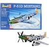 Revell 04148 P-51 D Mustang - Modellino in plastica Non costruita/Non Verniciata, Scala 1:72, 10 Anni