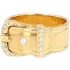 Hermès Pre-Owned - Anello in oro giallo 18kt 2010 - Donna - diamanti/oro giallo 18kt - 50