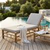 MIlani Home SUNSET - lettino da giardino in bamboo