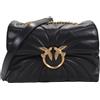 pinko Borsa a Tracolla Donna Pinko 100038A1EX Nero/oro antico