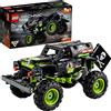 LEGO Technic Monster Jam Grave Digger, Giocattolo 2 in 1 da Costruire da Monster Truck a Buggy Fuoristrada con Azione Pull-Back, Giochi per Bambini, Bambine, Ragazzi e Ragazze da 7 Anni in su 42118