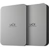 LaCie Mobile Drive (2022) disco rigido esterno 1 TB Argento