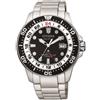 Citizen Orologio Citizen GMT BJ7110-89F Promaster Supertitanium nero/bianco