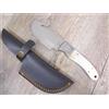 SCUOIO COLTELLO 22,5 CM SCUOIO lama fissa SARDO MANICO osso di tibia scuoiatore
