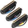 Musiclily Pro ST-DPHA Alnico 5 Humbucker Formato Single Coil Set Zebra