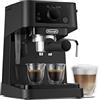 De'Longhi Stilosa EC235.BK Macchina manuale da Caffè Espresso e Cappuccino, Caffè in Polvere o in Cialde E.S.E., Montalatte classico per Cappuccini, serbatoio 1L, 1100W, Caldaia Acciaio Inox, Nero