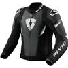 Rev'it Giubbotto Moto Pelle Rev'it CONTROL Nero Bianco