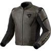 Rev'it Giubbotto Moto Pelle Rev'it PARALLAX Nero Oliva
