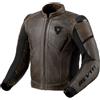 Rev'it Giubbotto Moto Pelle Rev'it PARALLAX Marrone