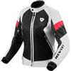 Rev'it Giubbotto Moto Donna Rev'it CONTROL AIR H2O LADIES Bianco Ne