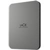 Seagate LaCie Mobile Drive STLR4000400 - Apple Exclusive - HDD - crittografato - 4 TB - esterno (portatile) - USB 3.2 Gen 1 (USB-C connettore) - Self-Encrypting Drive (SED) - grigio spazio - con 3 anni Seagate Recupero dei dati di salvataggio STLR4000400