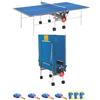 Garlando Tavolo Ping Pong Training Indoor Blu COD.C-113I Garlando con 4 Racchette e 18 Palline In Omaggio