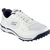 Skechers Arch Fit Golf Shoe, Scarpe da Ginnastica Uomo, Bianco Blu Marino, 42.5 EU