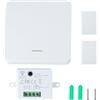 Joyan Kit di Interruttore Luce Wireless Senza Fili con Ricevitore Energia Cinetica, interruttore senza fili interruttore wireless Nessun Cablaggio Richiesto Telecomando per Lampade e Impianti Elettronici