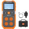 TopTes Guard-101 Rilevatore di Gas, Monitor per 4 Gas H2S, CO, LEL e O2, Allarmi a Vibrazione, Visivi e Sonori, Durata della Batteria 14h, Sicurezza Antideflagrante, Monitor di Gas per Lavoro e Cas