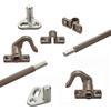SOTECH set di accessori marrone per la serratura della cremonese Push-Lock