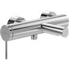 Villeroy & Boch Loop & Friends rubinetteria a parete per vasca da bagno, rubinetto per vasca con protezione antiriflusso e funzione deviatore, miscelatore per vasca a risparmio idrico, cromato