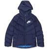 Nike B NSW Parka Down OW, Giacca Sportiva Unisex Bambini, Midnight Navy/Midnight Navy/Midnight Navy/(White), XL