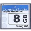 Lorrgasw Professional Scheda di Memoria Compact Flash da 8 GB (& Blu)
