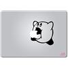 Artstickers - Adesivo per Portatile da 11 e 13Kirby Eating per MacBook PRO Air Mac Portatile Colore Nero Regalo Spilart Marca Registrato