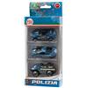 Giochi Preziosi Polizia - 3 Veicoli Die Cast Della Polizia Mod1 A Ruota Libera In Scala 1:64 Livrea Originale Della Polizia E Dettagli Serigrafati. Per Bambini A Partire Dai 4 Anni