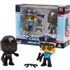 Giochi Preziosi- Carabinieri Set Di 2 Mini Action Hero Alti 7 Cm Articolati Con Divisa Ordinaria E 1 Brigata Mobile Include Accessori, Per Bambini A Partire Dai 4 Anni